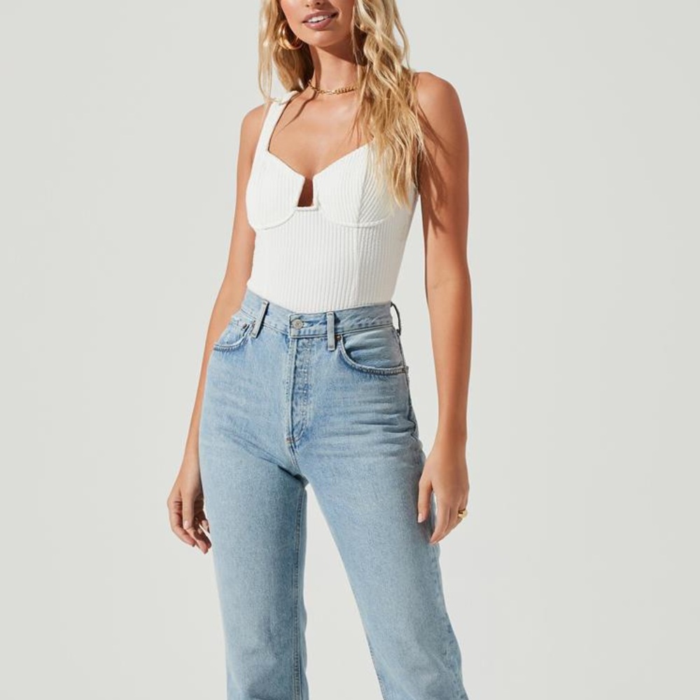 WHITE ARIA BODYSUIT - ASTR THE LABEL
